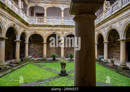 Kloster Zenarruza am Camino del Norte, spanische Pilgerroute nach Santiago de Compostela, Ziortza-Bolibar, Baskenland, Spanien Stockfoto