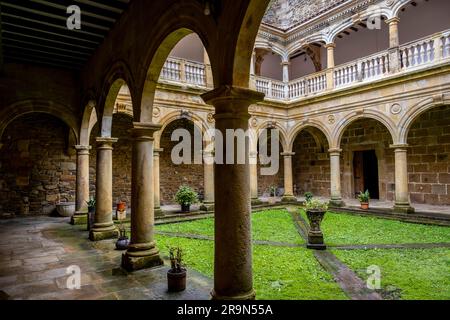 Kloster Zenarruza am Camino del Norte, spanische Pilgerroute nach Santiago de Compostela, Ziortza-Bolibar, Baskenland, Spanien Stockfoto