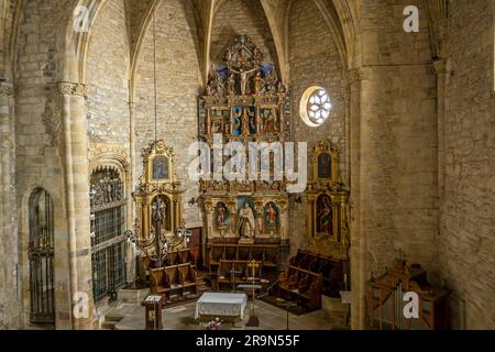 Kloster Zenarruza am Camino del Norte, spanische Pilgerroute nach Santiago de Compostela, Ziortza-Bolibar, Baskenland, Spanien Stockfoto