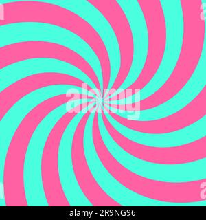 Vector trendy witzige abstrakte 60s-Hippie-Karte im 70s-Jahre-Stil im Pop-Art-Comics-Stil. Hintergrund mit Kurven für Flyervorlage, Kunstdruck, Poster, Papier, Stock Vektor