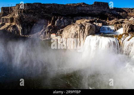 Shoshone Falls, ein Wasserfall am Snake River in der Nähe von Twin Falls, Idaho, USA Stockfoto