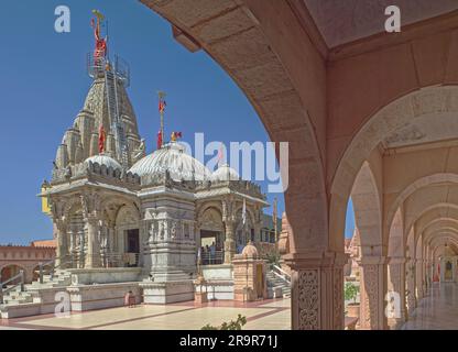 02 23 2017 Shri Umiya Mataji Tempel Unjha Mehsana District North Gujarat Indien.Asien. Stockfoto