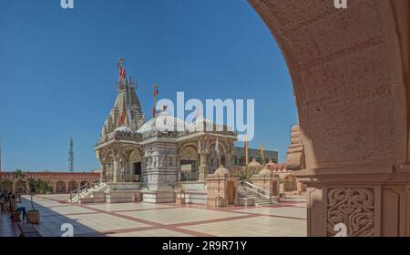 02 23 2017 Shri Umiya Mataji Tempel Unjha Mehsana District North Gujarat Indien.Asien. Stockfoto