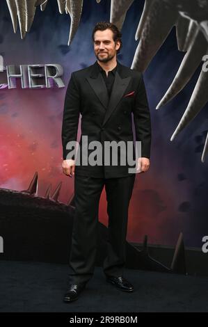 London, Großbritannien. Juni 28 2023. Henry Cavill besucht die britische Premiere der WITCHER Staffel 3 im Now Building, Centre Point, St Giles Square, London, Großbritannien. Kredit: Siehe Li/Picture Capital/Alamy Live News Stockfoto