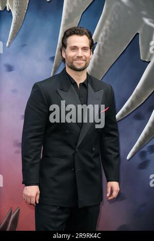 London, Vereinigtes Königreich 28. Juni, 2023 . Henry Cavill wurde auf der britischen Premiere DER WITCHER Season 3 im Outernet & HERE Building, Charing Cross Rd Kredit: Alan D West/Alamy Live News Stockfoto