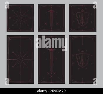 Art-Deco-Linie am Rand. Moderne goldene rahmen in arabisch, dekorative Linien und geometrischer goldener Etikettenrahmen. Viktorianisches altes, antikes, elegantes Hotel Stock Vektor