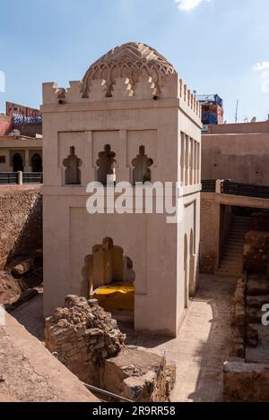 Historisches Koubba el-Baadiyn in Marrakesch aus der Almoravids-Zeit, Marokko Stockfoto