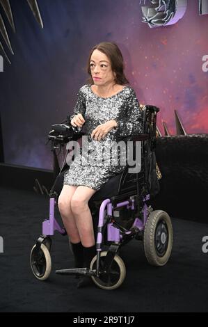 London, Großbritannien. Juni 28 2023. Liz Carr besucht die britische Premiere der WITCHER Staffel 3 im Now Building, Centre Point, St Giles Square, London, Großbritannien. Kredit: Siehe Li/Picture Capital/Alamy Live News Stockfoto