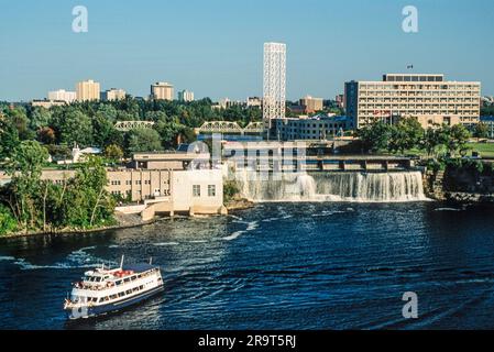 Luftaufnahme von Ottawa und Umgebung, Ontario, Kanada Stockfoto