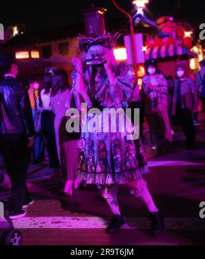 Meine Reisen in und um Osaka, Japan Stockfoto