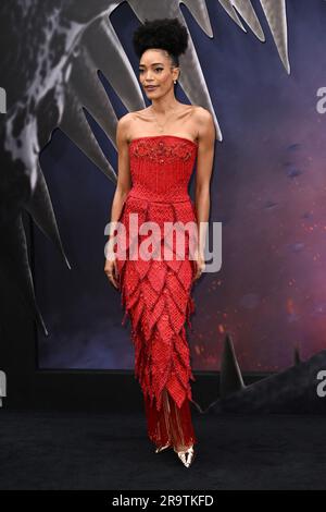 London, Großbritannien. 28. Juni 2023. Cassie Clare at the Witcher Season 3 UK Premiere, London, UK, 28. Juni 2023. Foto: Stuart Hardy/ABACAPRESS.COM Kredit: Abaca Press/Alamy Live News Stockfoto