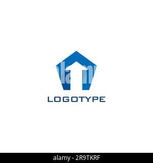 Ein Pfeil-Logo-Symbol. Up-Logo-Design Stock Vektor