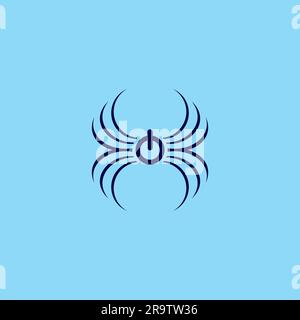 Spider-Technologie-Logo. Spider Login-Design Stock Vektor
