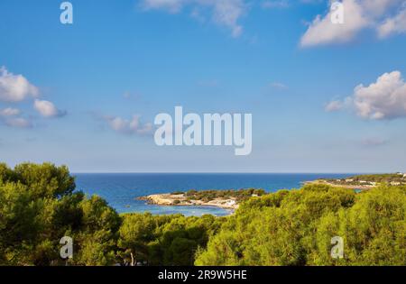 Strand von Il Ciolo in Gagliano del Capo, Salento, Italien Stockfoto