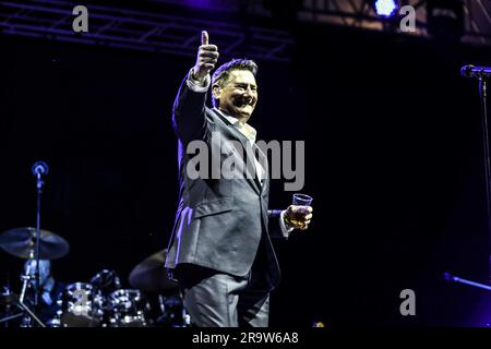 Lazzaretto , Bergamo, Italien, 28. Juni 2023, Tony Hadley während Tony Hadley - Musikkonzert Stockfoto