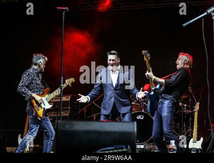 Lazzaretto , Bergamo, Italien, 28. Juni 2023, Tony Hadley während Tony Hadley - Musikkonzert Stockfoto