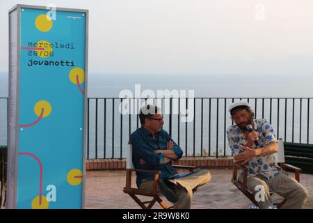 Lorenzo Cherubini (Jovanotti) ein Capri al Festival Le Conversazioni Stockfoto