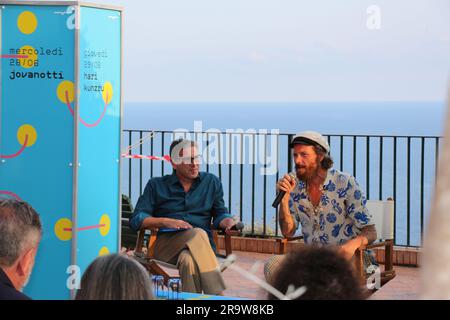 Lorenzo Cherubini (Jovanotti) ein Capri al Festival Le Conversazioni Stockfoto