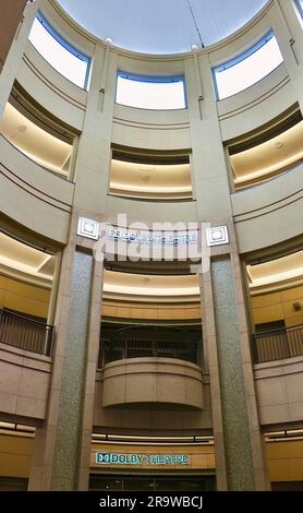 Innenhalle oben auf dem Grand Staircase Dolby Theatre 6801 Hollywood Boulevard Los Angeles Kalifornien USA Stockfoto