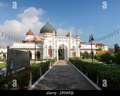 Penang, Malaysia - 21. Mai 2016: Kapitan Keling Moschee in Penang, Malaysia. Stockfoto