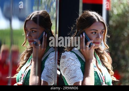 Spielberg, Österreich. 29. Juni 2023. Paddock-Gast. Formel-1-Weltmeisterschaft, Rd 10, Österreichischer Grand Prix, Donnerstag, 29. Juni 2023. Spielberg, Österreich. Kredit: James Moy/Alamy Live News Stockfoto