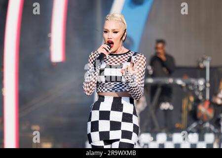 Gwen Stefani tritt im BST Hyde Park 2023 auf. Bild aufgenommen am 25. Juni 2023. Stockfoto