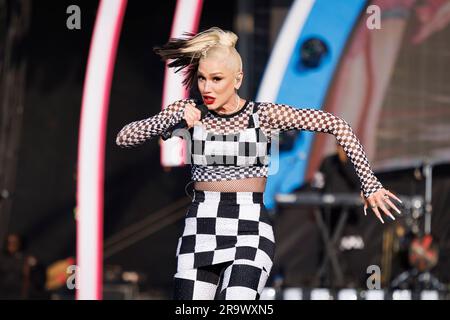 Gwen Stefani tritt im BST Hyde Park 2023 auf. Bild aufgenommen am 25. Juni 2023. Stockfoto