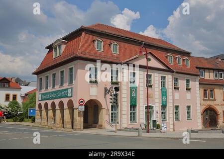 Heinrich Schuetz House and Museum, Composer, Bad Koestritz, Vogtland, Thüringen, Deutschland Stockfoto