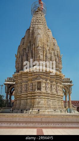 02 23 2017 Shri Umiya Mataji Tempel Unjha Mehsana District North Gujarat Indien.Asien. Stockfoto