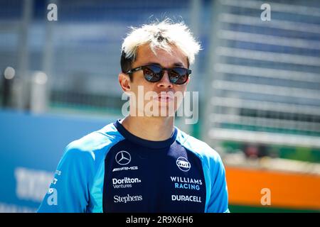 Spielberg, Autriche. 29. Juni 2023. ALBON Alexander (tha), Williams Racing FW45, Porträt während der Formel 2023, Rolex Grosser Preis von Osterreich, 1. Grand Prix, 2023. Runde der Formel-9.-Weltmeisterschaft 2023 vom 30. Juni bis 2. Juli 2023 auf dem Red Bull Ring, in Spielberg, Österreich - Foto Florent Gooden/DPPI Gutschrift: DPPI Media/Alamy Live News Stockfoto