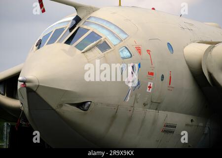 Der Handley Page Victor ist ein strategischer Bomber mit britischem Jetantrieb, der von Handley Page während des Kalten Krieges entwickelt und produziert wurde Stockfoto