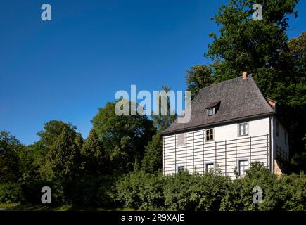 Gartenhaus von Johann Wolfgang von Goethe, Goethes Gartenhaus, Park an der Ilm, Weimar, Thüringen, Deutschland Stockfoto