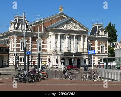 Amsterdam, Niederlande. 23. Juni 2023. Der königliche Konzertsaal im Zentrum von Amsterdam. Hochwertiges Foto Stockfoto