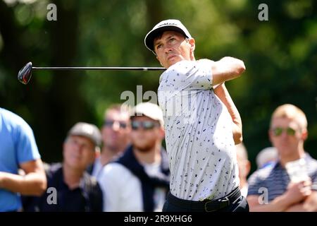 Dänemarks Thorbjorn Olesen holt sich tagsüber einen der britischen Betfred Masters am Belfry, Sutton Coldfield, den 6. Platz. Foto: Donnerstag, 29. Juni 2023. Stockfoto