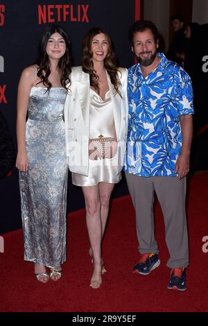 Adam Sandler mit Ehefrau Jackie Sandler und Tochter Sadie Sandler bei