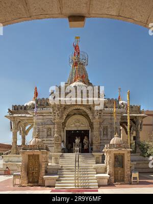 02 23 2017 Shri Umiya Mataji Tempel Unjha Mehsana District North Gujarat Indien.Asien. Stockfoto