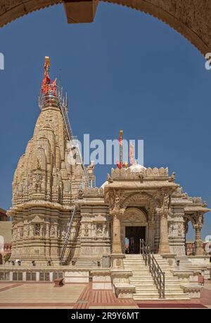 02 23 2017 Shri Umiya Mataji Tempel Unjha Mehsana District North Gujarat Indien.Asien. Stockfoto