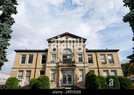 Das Fairfield County Court House wurde 1899 erbaut und ist Teil des Main Street Historic District Stockfoto