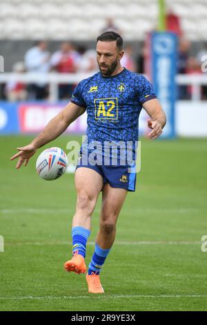 Hull, England - 23. Juni 2023 - Wakefield Trinity's Luke Gale. Rugby League Betfred Super League , Hull Kingston Rovers vs Wakefield Trinity in Sewell Group Craven Park , Hull, UK Stockfoto