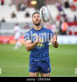 Hull, England - 23. Juni 2023 - Wakefield Trinity's Luke Gale. Rugby League Betfred Super League , Hull Kingston Rovers vs Wakefield Trinity in Sewell Group Craven Park , Hull, UK Stockfoto