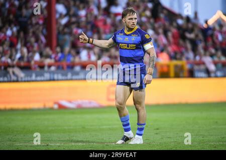 Hull, England - 23. Juni 2023 - Wakefield Trinity's Jack Croft. Rugby League Betfred Super League , Hull Kingston Rovers vs Wakefield Trinity in Sewell Group Craven Park , Hull, UK Stockfoto