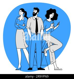Unser Teamkonzept Stock Vektor