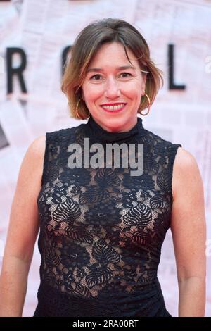 Barcelon. Spanien. 20230629, Lola Duenas besucht die „Bird Box Barcelona“ Premiere im Tivoli Theater am 29. Juni 2023 in Barcelon, Spanien Stockfoto