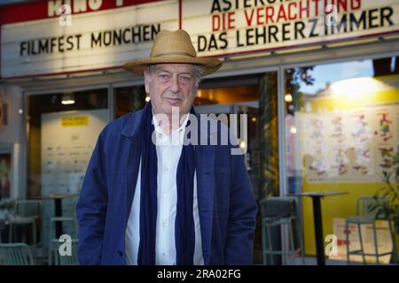 München auf der 29. Juni 2023, Regisseur STEPHEN FREARS vor der VORFÜHRUNG DES VERLORENEN KÖNIGS Premiere im Rio Cinema im Jahr 40. Filmfest München am 29. Juni 2023 Stockfoto