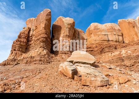 Felsformationen, Near Bluff, Utah, USA, von Dominique Braud/Dembinsky Photo Assoc Stockfoto