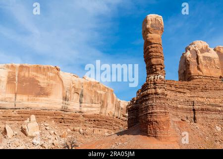 Felsformationen, Near Bluff, Utah, USA, von Dominique Braud/Dembinsky Photo Assoc Stockfoto