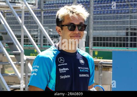SPIELBERG, Österreich. 30. Juni 2023. #23, Alexander Albon, THAI F1 am Red Bull Ring, Oesterreich Ring, Formel 1, ÖSTERREICHISCHER Grand Prix, großer Preis von OESTERREICH, GP d'Autriche, Motorsport, Formel1, gebührenpflichtiges Bild, Copyright © Udo STIEFEL/ATP Images (STIEFEL Udo/ATP/SPP). Guthaben: SPP Sport Press Photo. Alamy Live News Stockfoto