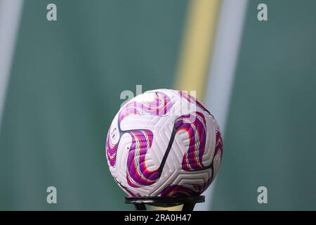 1. Juli 2023; Portland, Oregon, USA; NWSL-Match zwischen Portland Thorns FC und der OL-Herrschaft im Providence Park. (Foto: Al Sermeno) Stockfoto