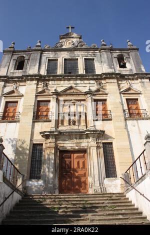 Die Kirche Igreja de Santa Cruz in Coimbra Stockfoto