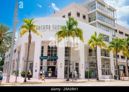 Miami Beach, FL, USA - 29. Juni 2023: Liquor Lounge Miami Beach FL USA Stockfoto